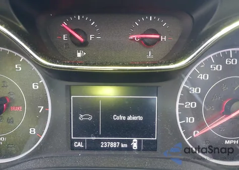 2016 Chevrolet Cruze Lt Manual из США, поврежденный, VIN 1G1BD5SM0G7276473